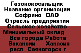 Газонокосильщик › Название организации ­ Софрино, ОАО › Отрасль предприятия ­ Сельское хозяйство › Минимальный оклад ­ 1 - Все города Работа » Вакансии   . Хакасия респ.,Саяногорск г.